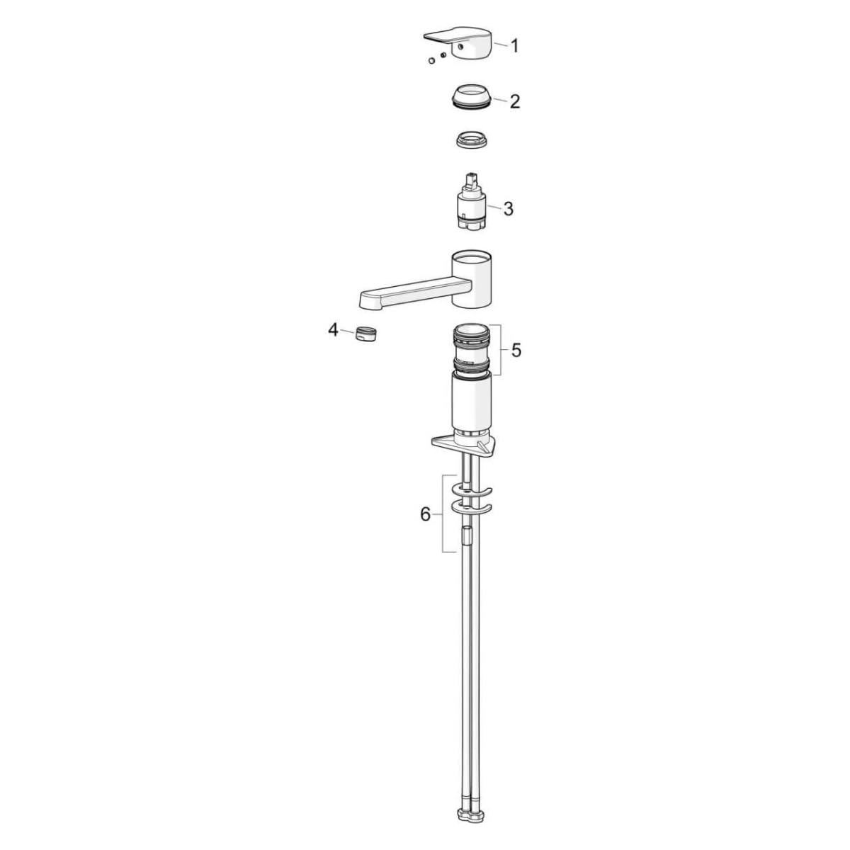 hansa-basic-k-chenarmatur-hoher-schwenkbarer-auslauf-119-mm-chrom image 4