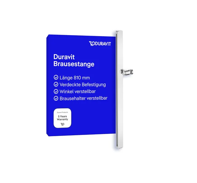 duravit-universal-duschstange-810-mm-h-henverstellbar-chrom image 1