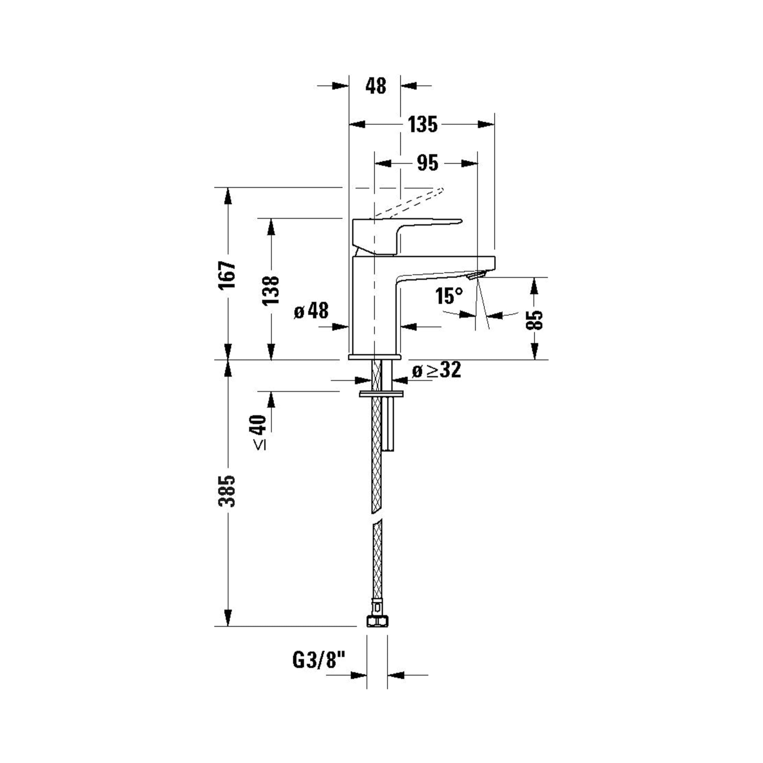 duravit-manhattan-waschtischarmatur-gr-e-s-auslauf-76-mm-ohne-ablaufgarnitur-chr image 7