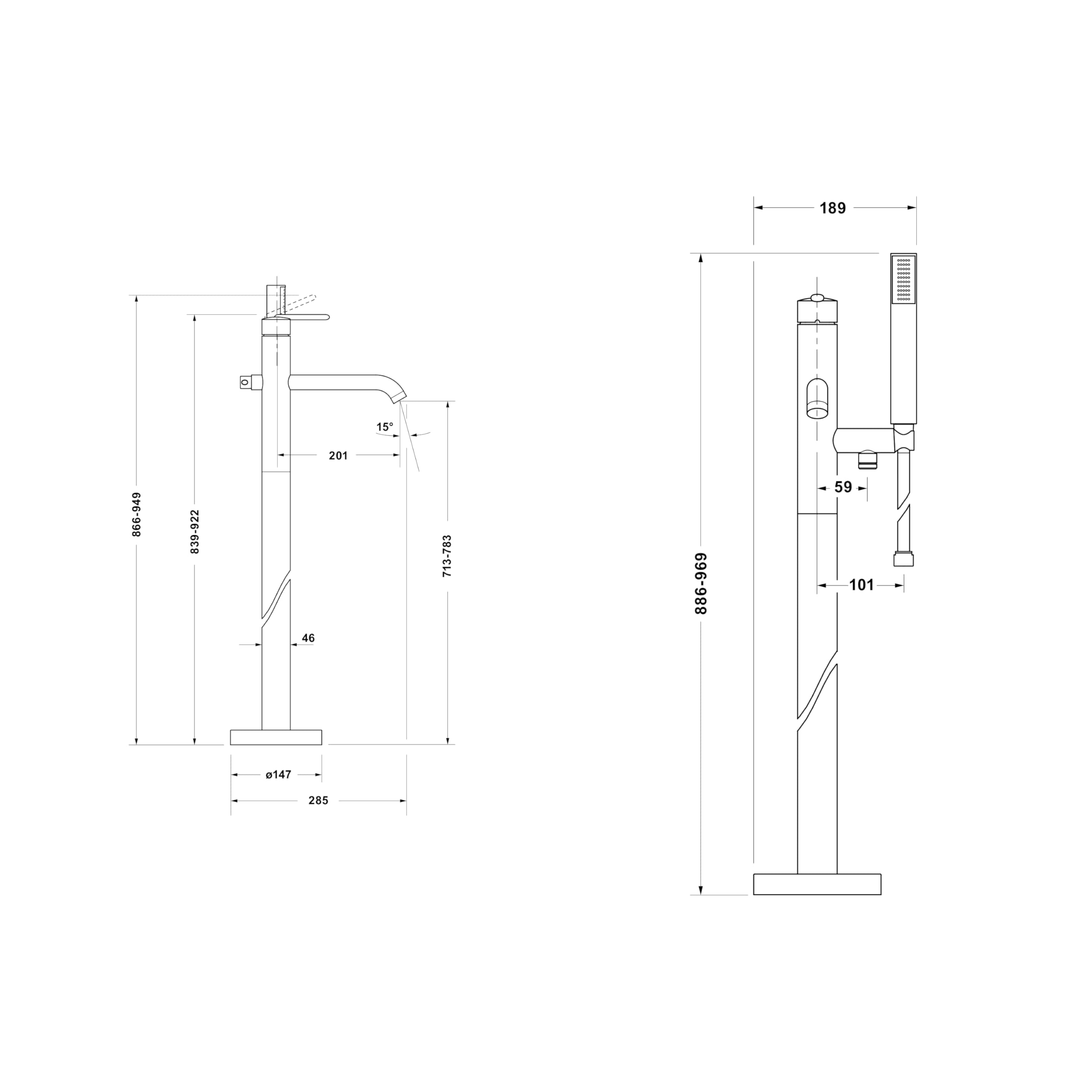 duravit-balcoon-wannenarmatur-bodenstehend-chrom-f-r-2-verbraucher-mit-umsteller image 6