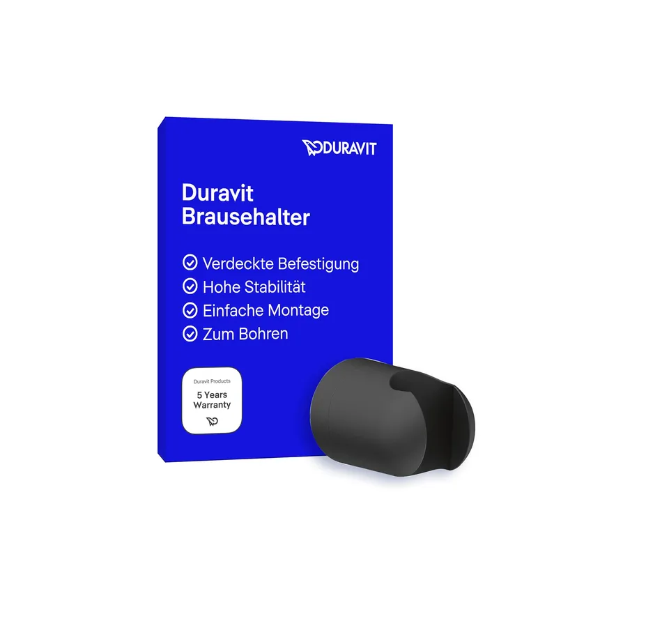 duravit-universal-brausehalter-duschkopfhalterung-schwarz-matt image 1