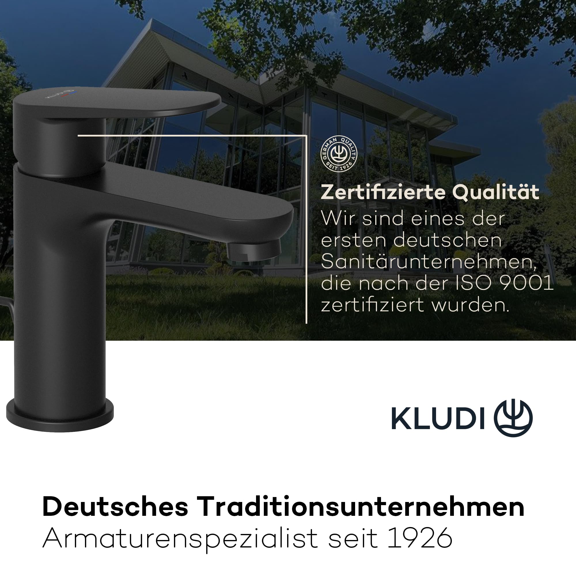 kludi-x1-waschtischarmatur-gr-e-m-schwarz-matt-95-mm-auslaufh-he-mit-ablauf image 7