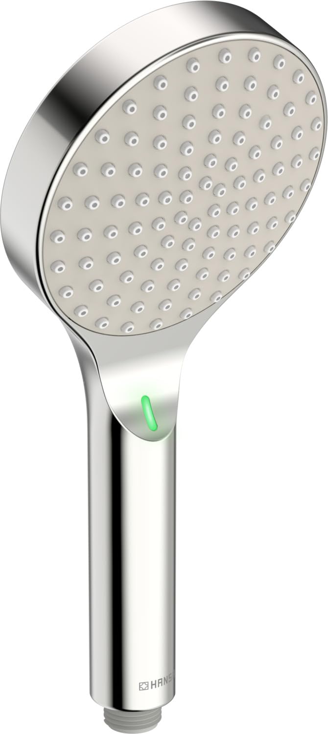 hansa-activejet-digital-duschkopf-120-mm-bluetooth-led-anzeige-wassersparend-chr image 4