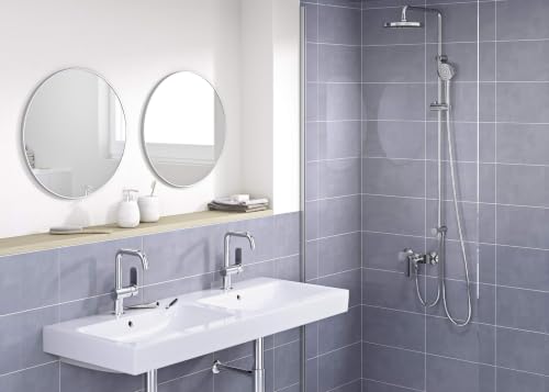 hansa-basic-waschtischarmatur-schwenkbar-mit-ablaufgarnitur-chrom-hebel-seitlich image 8