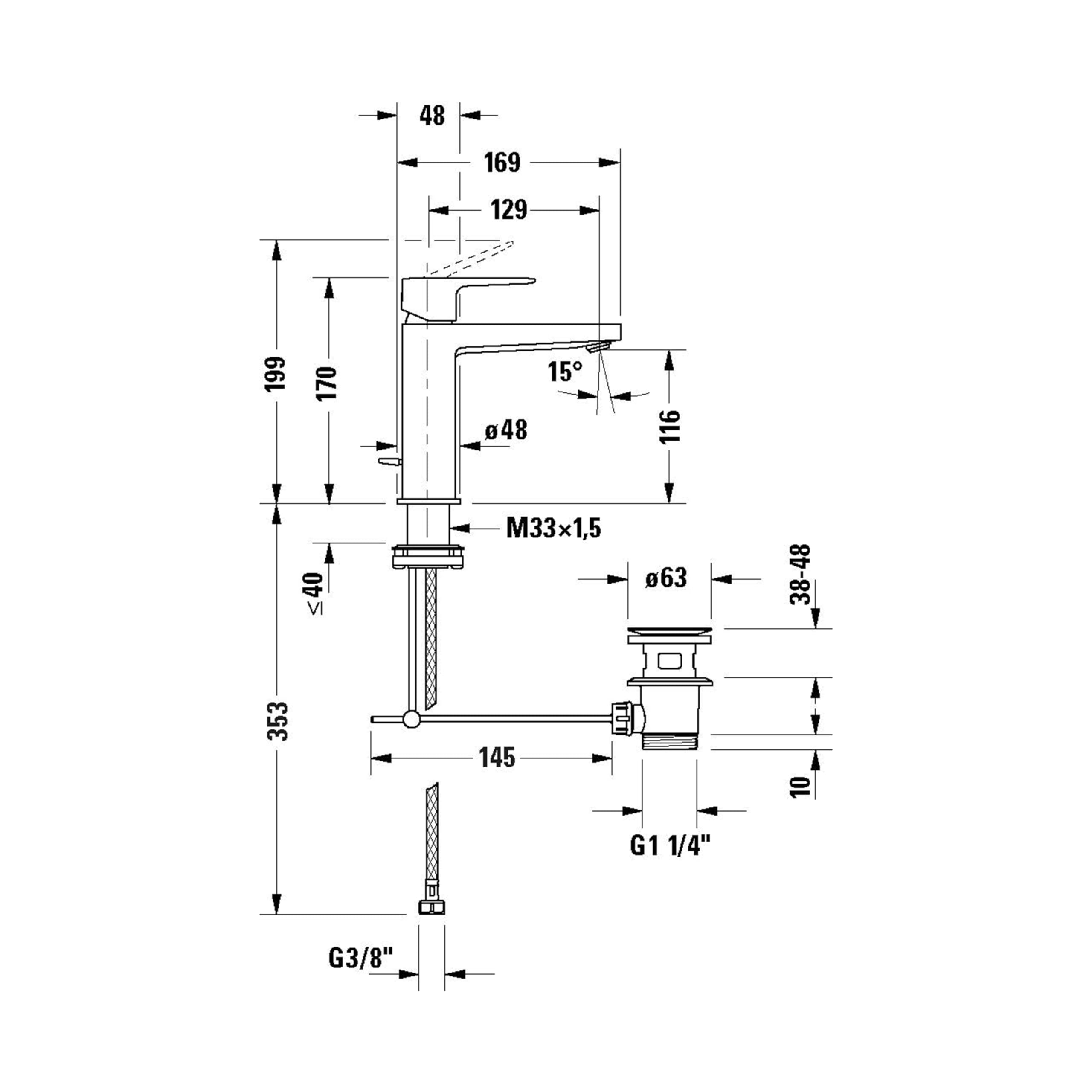 duravit-manhattan-waschtischarmatur-gr-e-m-116-mm-mit-zugstangen-ablaufgarnitur- image 6