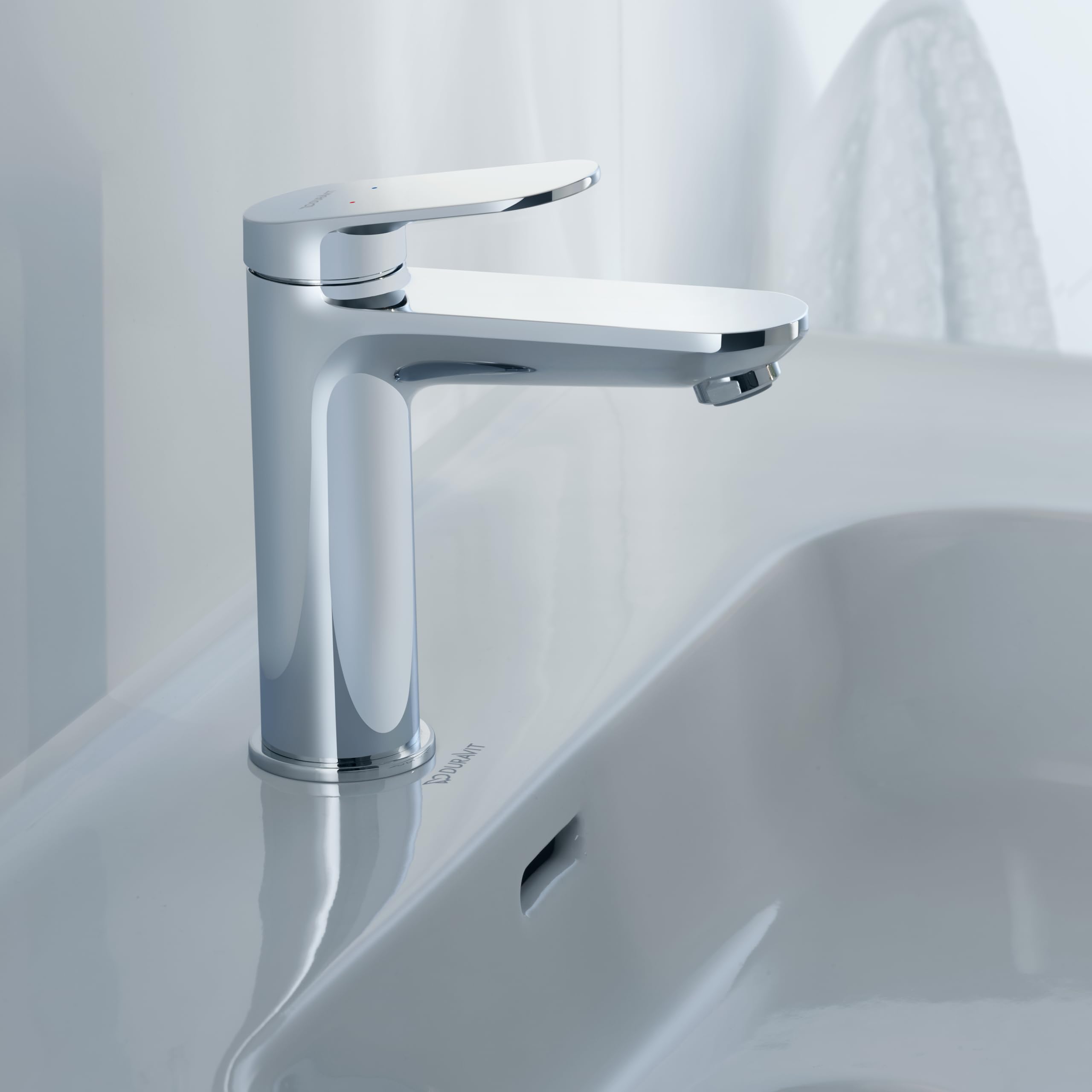 duravit-wave-waschtischarmatur-m-freshstart-energiesparend-chrom-111-mm image 2