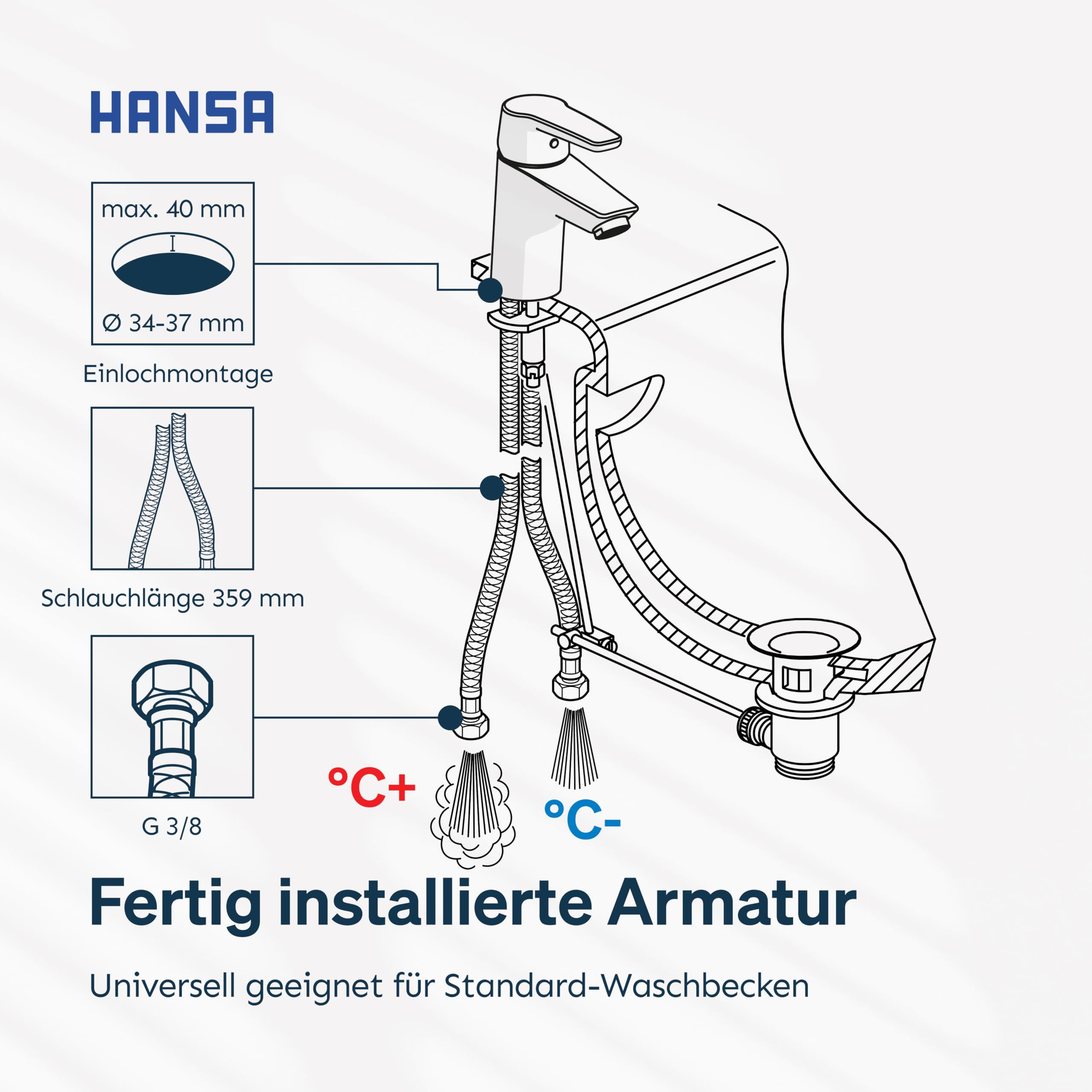hansa-polo-xl-waschtischarmatur-einhebelmischer-mit-ablaufgarnitur-chrom image 7
