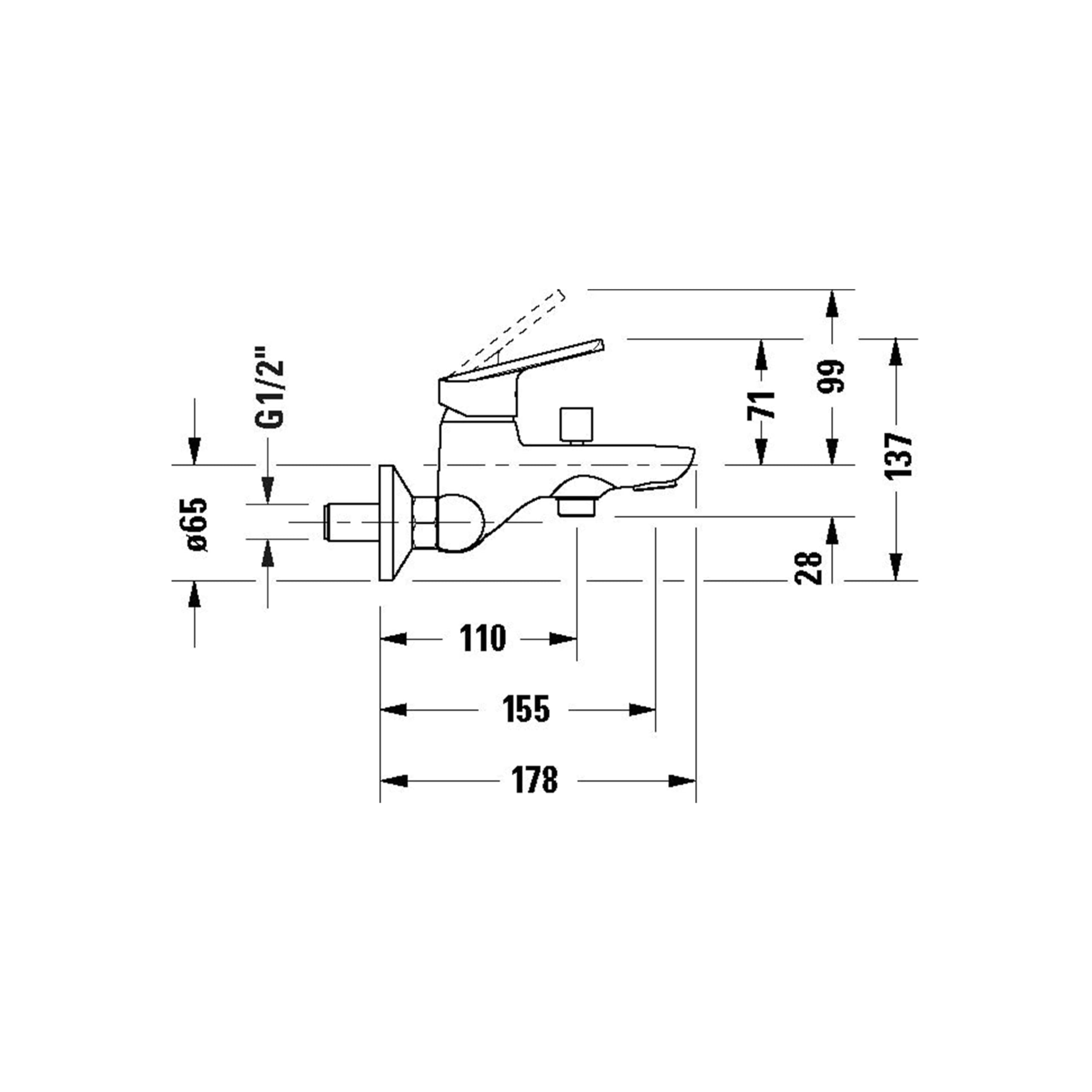 duravit-no-1-wannenarmatur-aufputz-chrom-einhebel-wannenmischer-f-r-2-verbrauche image 6
