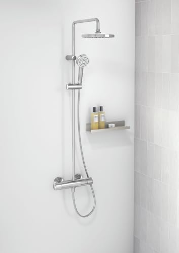 hansa-hansabasic-regenbrause-duschsystem-55350110-kopf-handbrause-chrom image 7