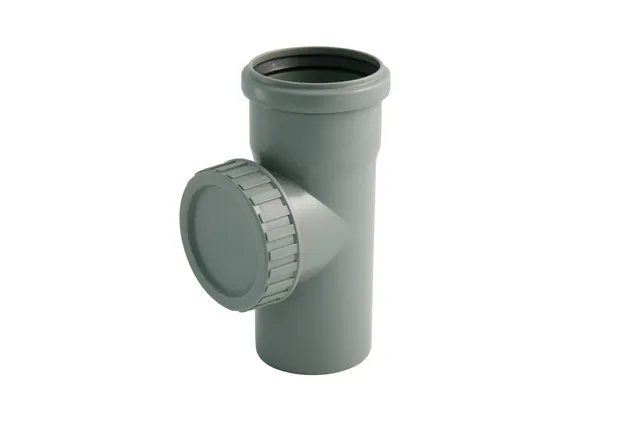 marley-htre-reinigungsrohr-mit-schraubdeckel-polypropylen-pp-bis-90-c-ht-abwasse image 1