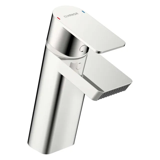 hansa-hansastela-waschtisch-einhebelmischer-113-mm-ausladung-fester-auslauf-lami image 1