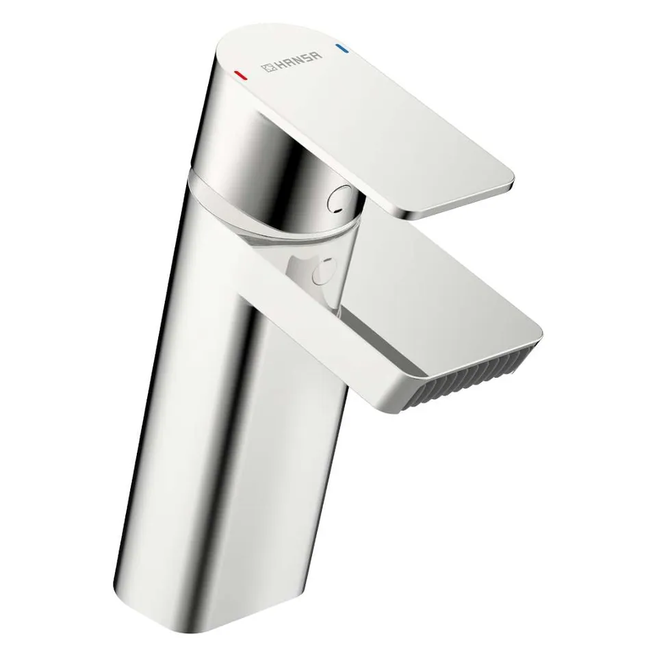 hansa-hansastela-waschtisch-einhebelmischer-113-mm-ausladung-fester-auslauf-lami image 1
