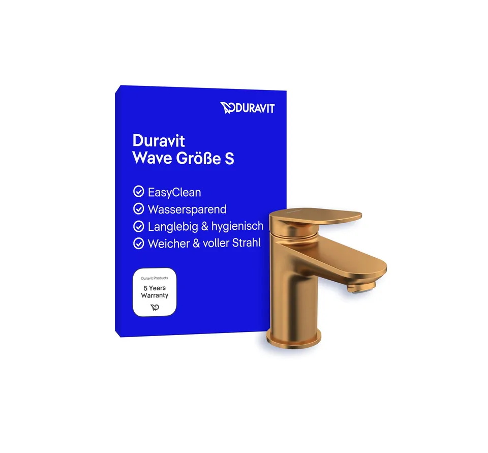 duravit-wave-waschtischarmatur-gr-e-s-auslauf-77-mm-bronze-geb-rstet image 1