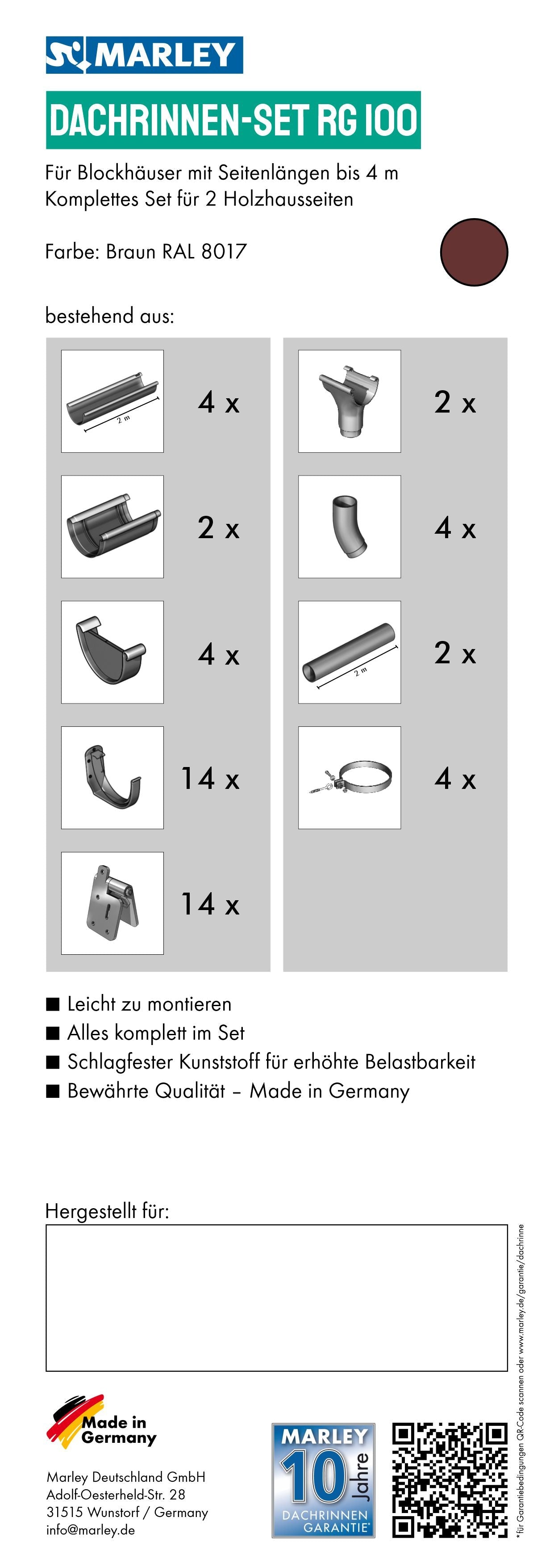 marley-dachrinnenset-rg-100-f-r-blockh-user-braun-f-r-2-holzhausteile-bis-4-m-se image 3