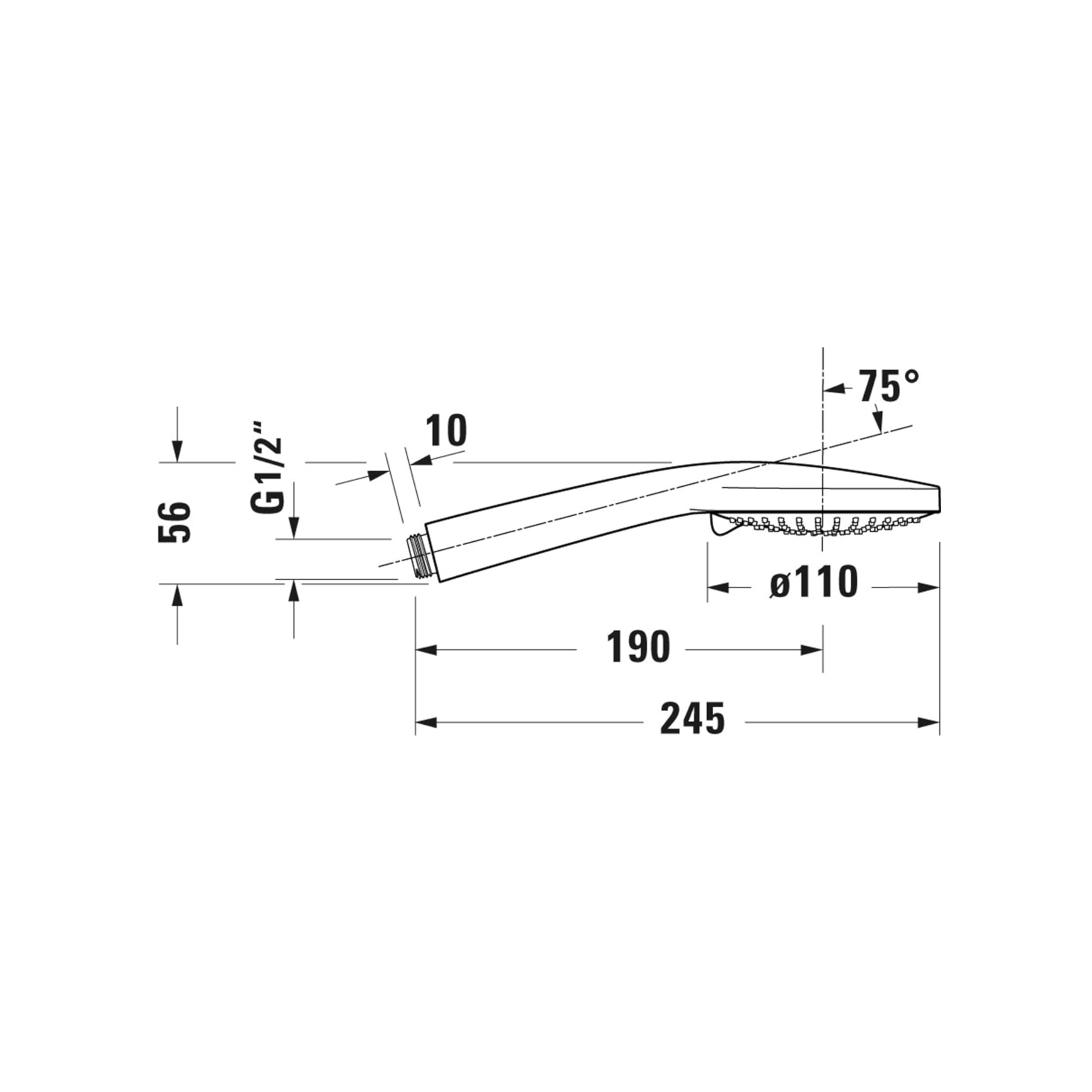 duravit-handbrause-3jet-110-schwarz-matt-uv0650015046-duschbrause-mit-3-strahlar image 7