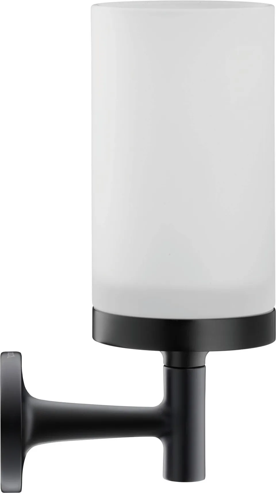 duravit-starck-t-zahnputzbecher-schwarz-matt-glashalter-wandmontage-glas-matt image 1