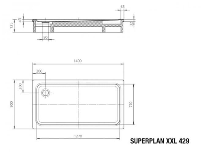 kaldewei-superplan-429-2-duschwanne-90-x-140-cm-alpinwei-mit-wannentr-ger image 6