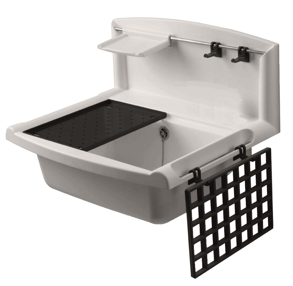 marley-multi-funktionswaschbecken-550-x-413-x-450-mm-wei-mit-ablage-sechs-haken- image 1
