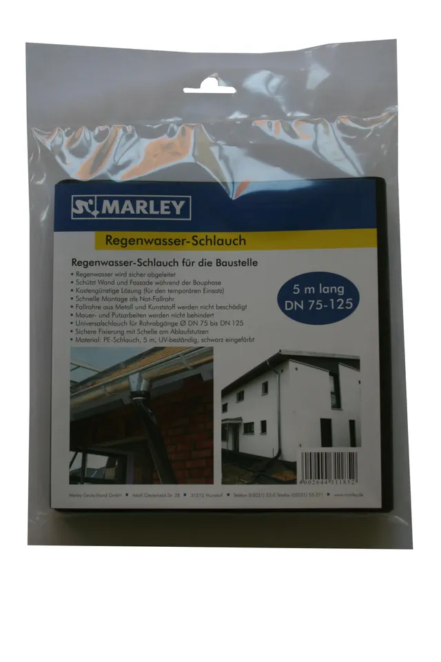 marley-regenwasserschlauch-5-m-dn-75-125-pe-uv-best-ndig-schwarz image 1