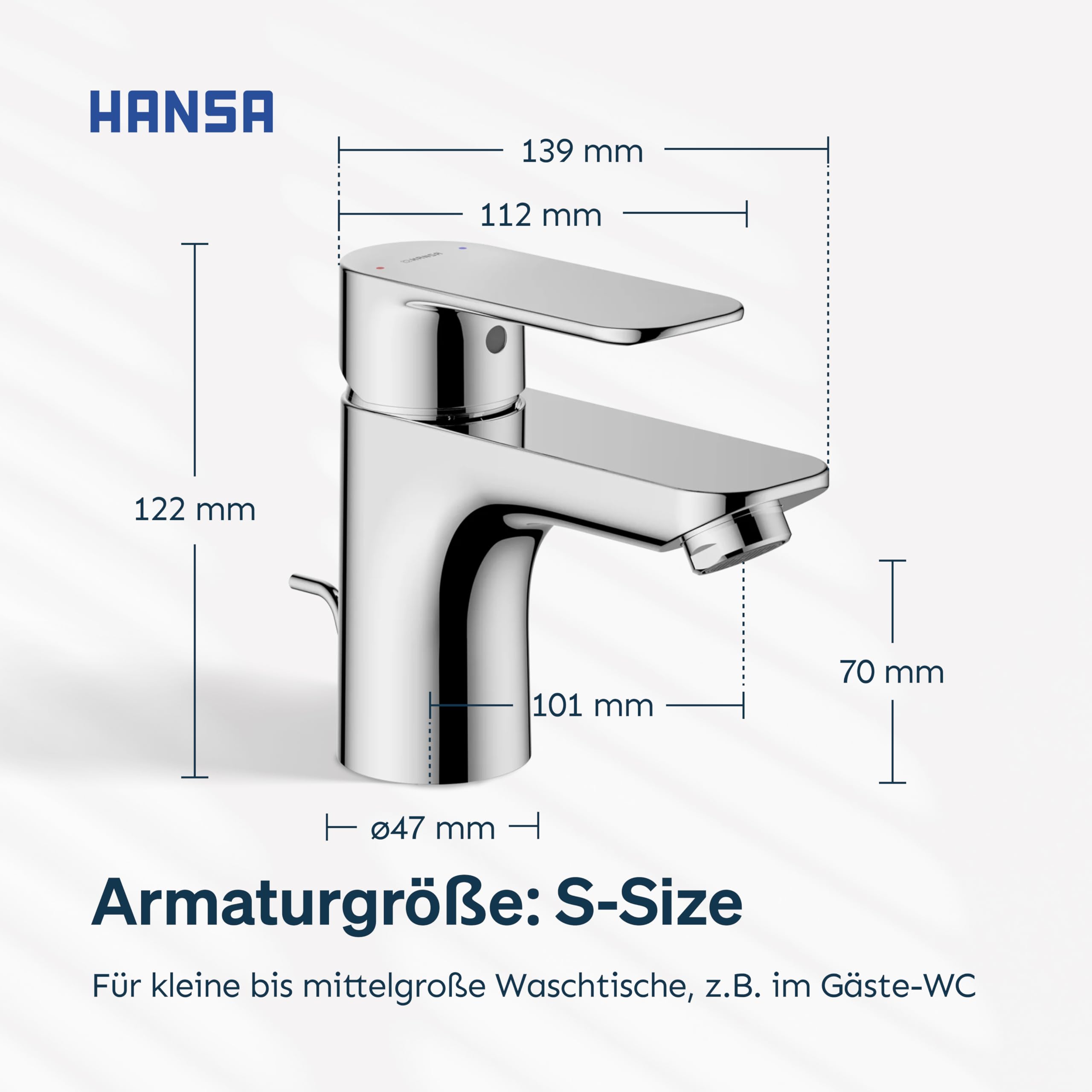 hansa-basic-waschtischarmatur-einhebelmischer-mit-ablaufgarnitur-mit-zugstange-c image 7
