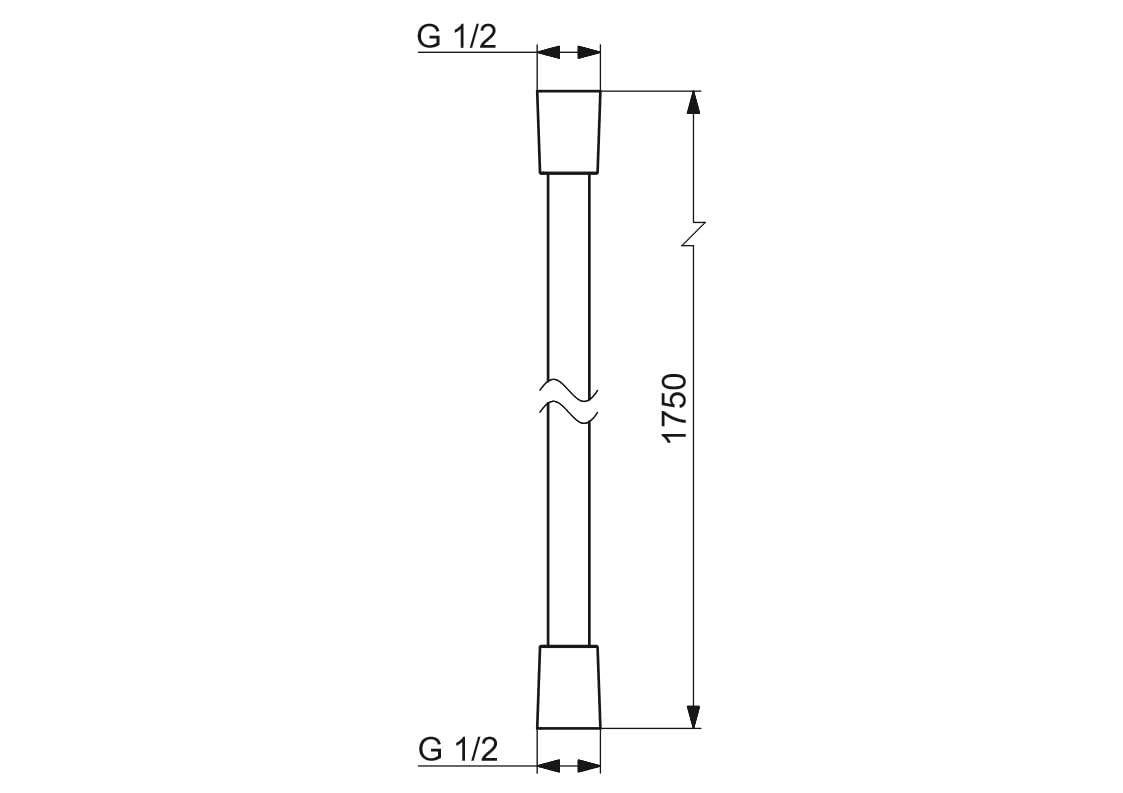 hansa-silverjet-brauseschlauch-1750-mm-chrom image 2