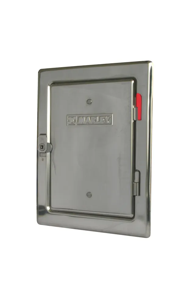 marley-kamint-r-mit-vierkantverschluss-140-x-205-mm-edelstahl-revisionst-r-f-r-s image 1