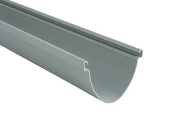 marley-duplex-dachrinne-grau-braun-klebe-system-rinnenelement image 1