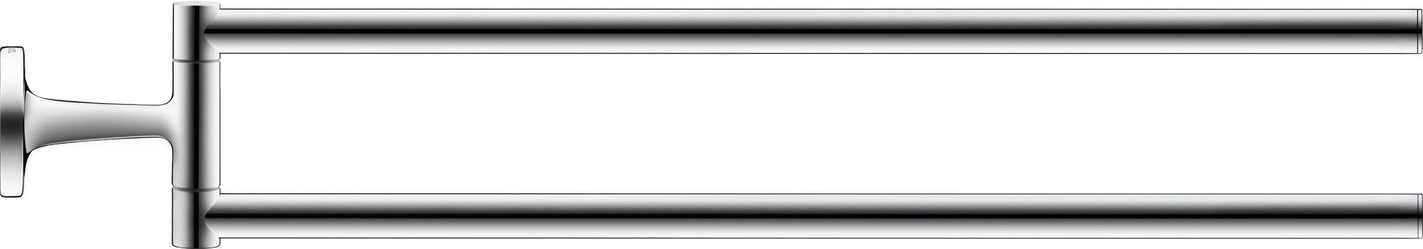 duravit-starck-t-handtuchring-wandmontage-schwarz-matt-21-cm-180-schwenkbar image 8