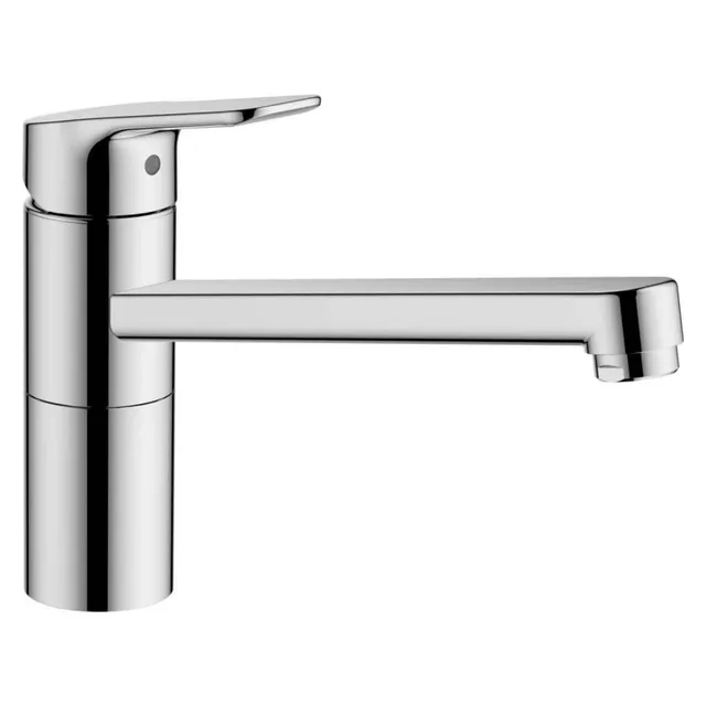 hansa-basic-k-chenarmatur-hoher-schwenkbarer-auslauf-119-mm-chrom image 1