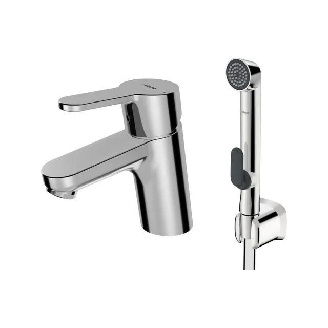 hansa-hansaprimo-waschtischarmatur-mit-funktionsbrause-ausladung-107-mm-ohne-abl image 1