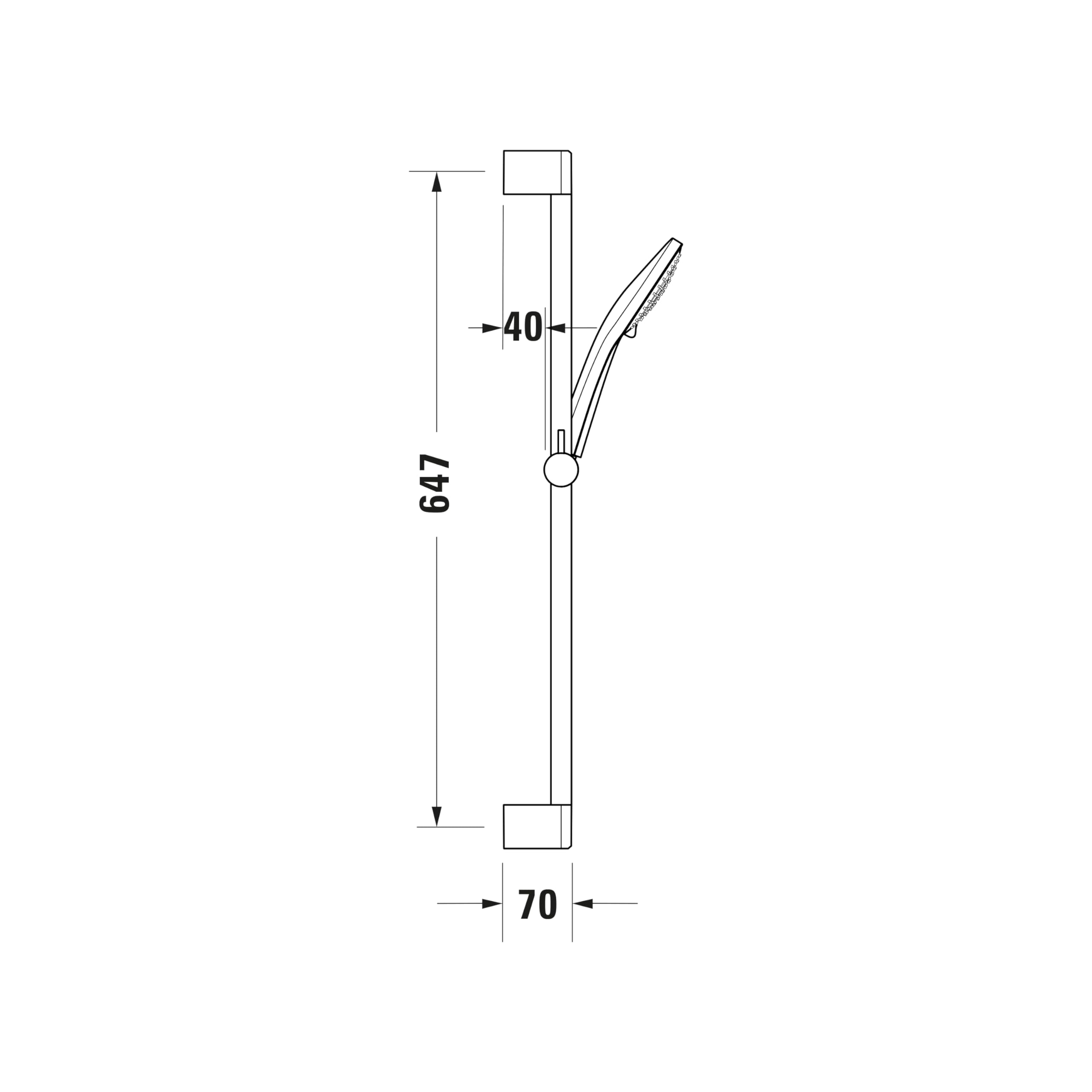 duravit-universal-duschsystem-duschset-700-mm-chrom-wei-mit-3-strahlarten image 8