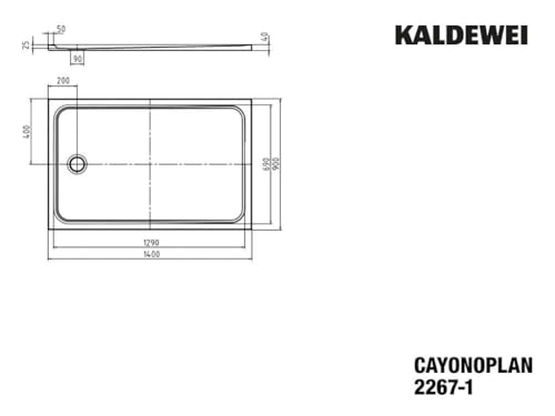 kaldewei-cayonoplan-duschwanne-2267-1-140-x-90-cm-bodeneben-alpinwei-matt-mit-se image 6