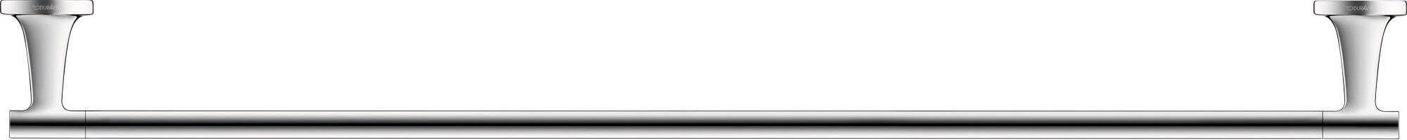 duravit-starck-t-handtuchring-wandmontage-schwarz-matt-21-cm-180-schwenkbar image 3