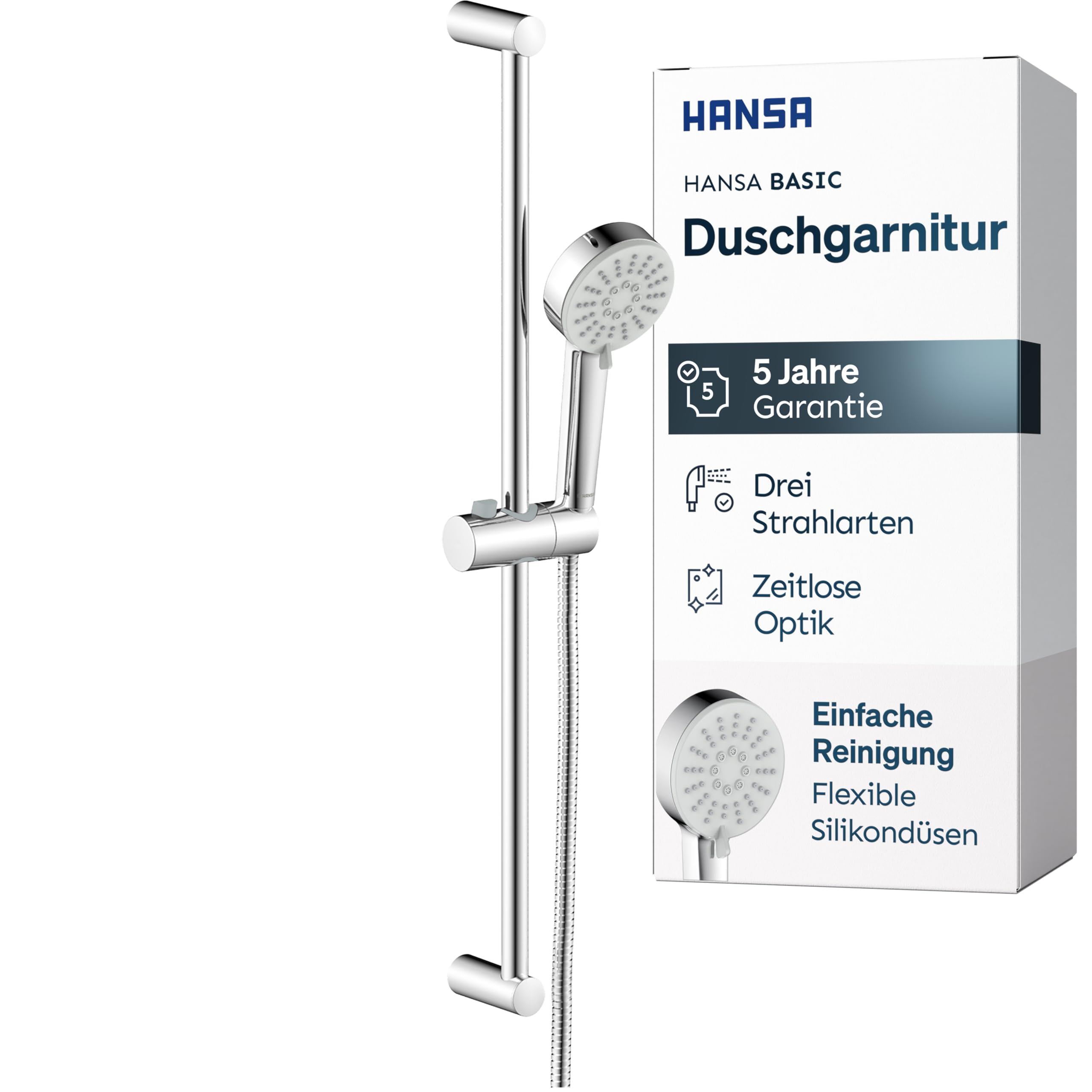 hansa-basic-duschgarnitur-70-cm-3-strahlarten-chrom image 1