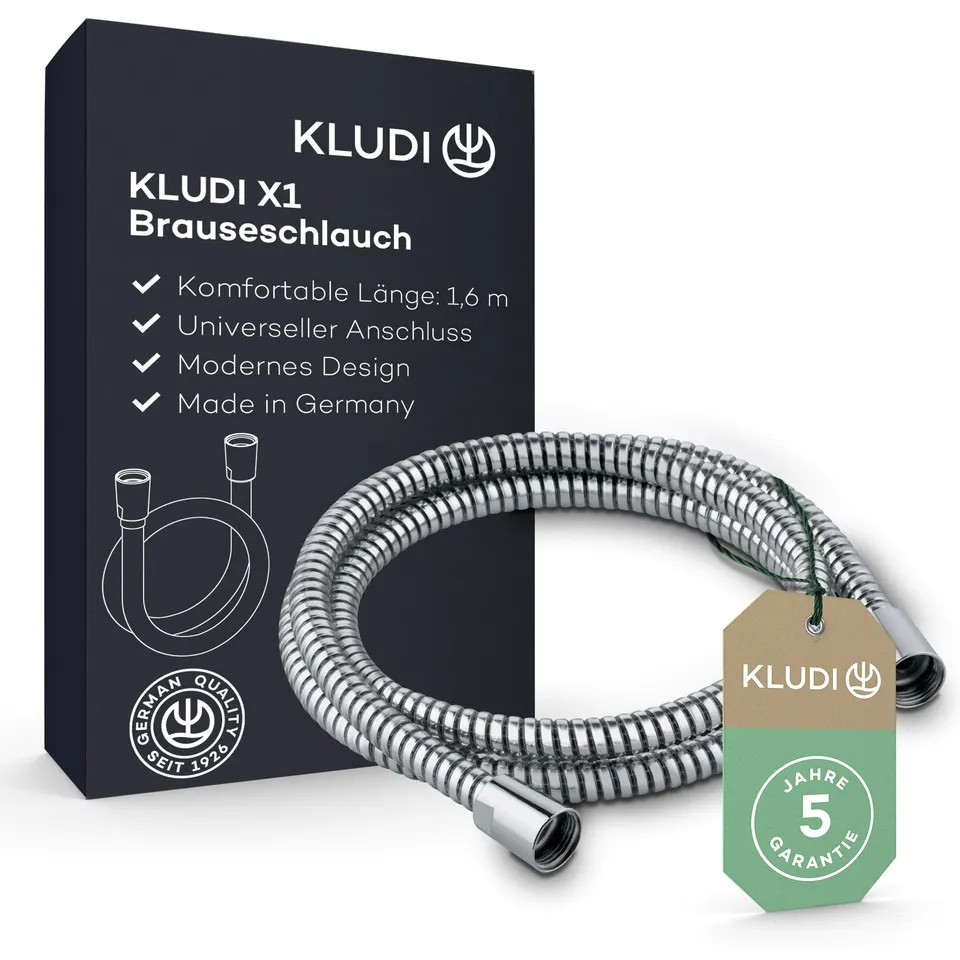kludi-x1-universal-duschschlauch-1-60-m-kunststoff-metalleffekt-g1-2 image 1