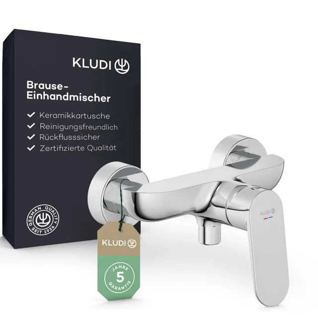 kludi-x1-duscharmatur-aufputz-brause-einhandmischer-chrom image 1