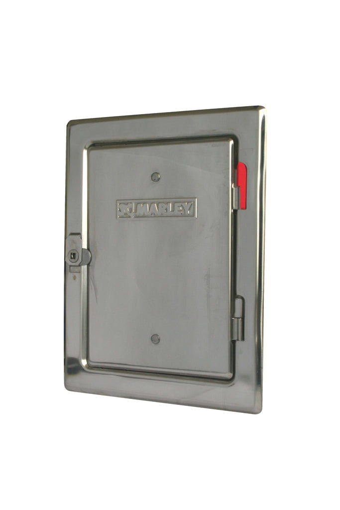marley-kamin-t-r-aus-edelstahl-mit-quadratischem-schloss-140-x-205-mm image 1