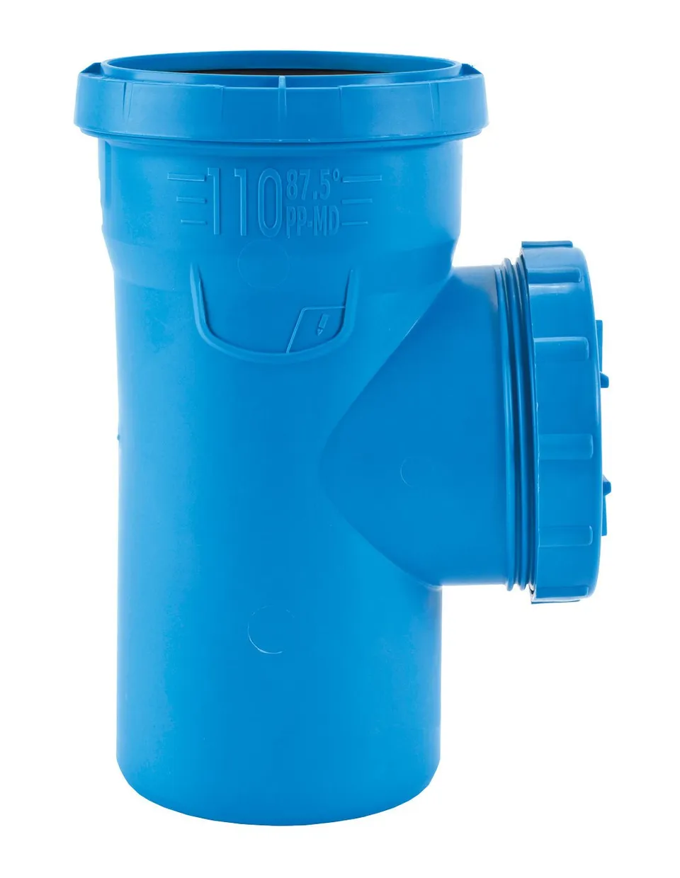marley-dblue-reinigungsrohr-dn-50-90-110-pp-md-mit-dichtringen image 1