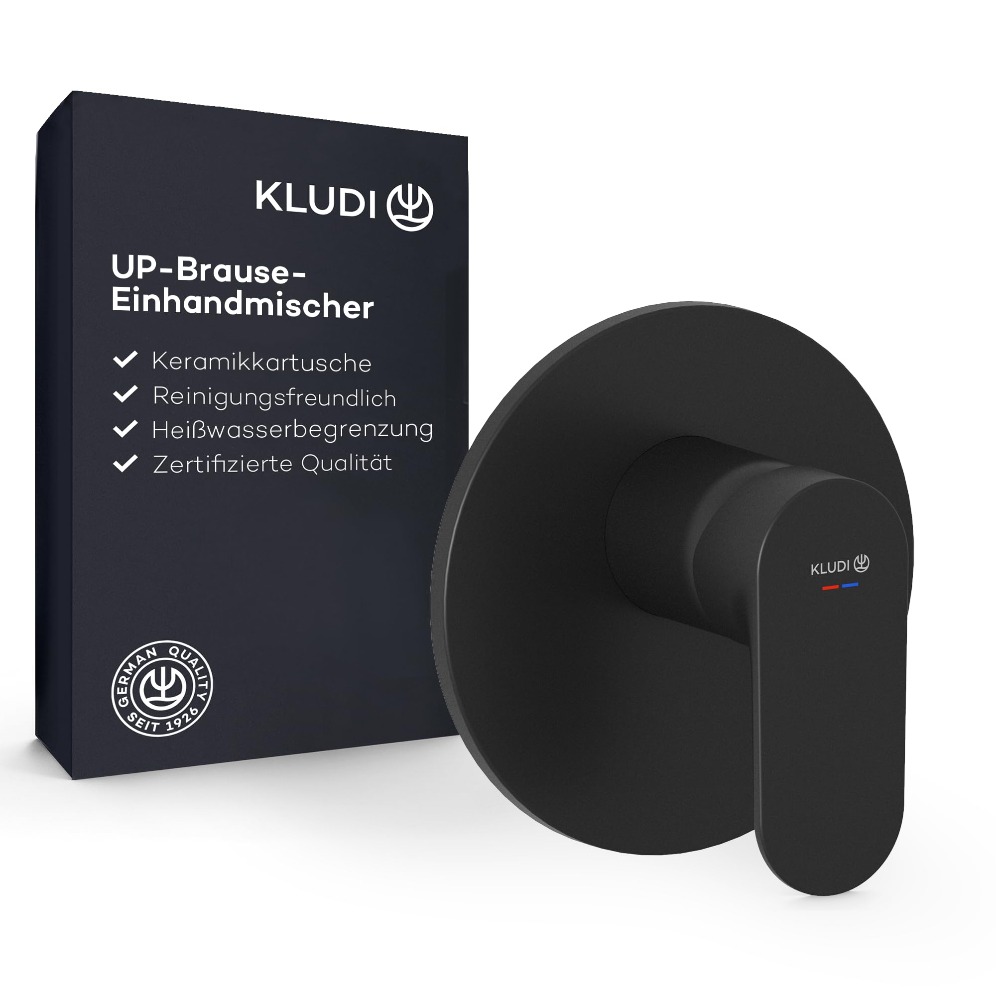 kludi-x1-unterputz-brause-einhandmischer-schwarz-matt-mit-hei-wasserbegrenzung-f image 1