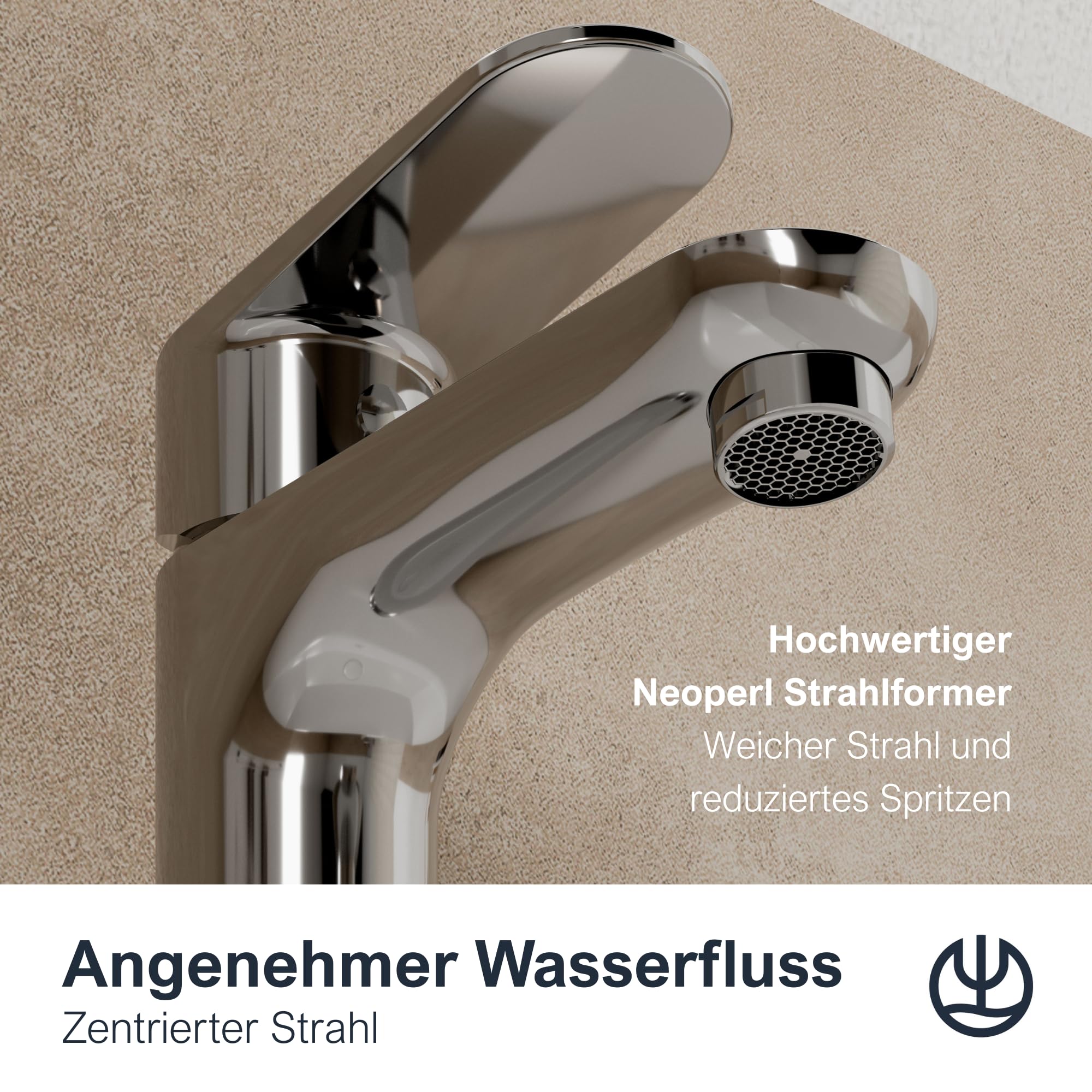 kludi-x1-niederdruck-waschtischarmatur-gr-e-m-95-mm-chrom-mit-ablaufgarnitur image 6