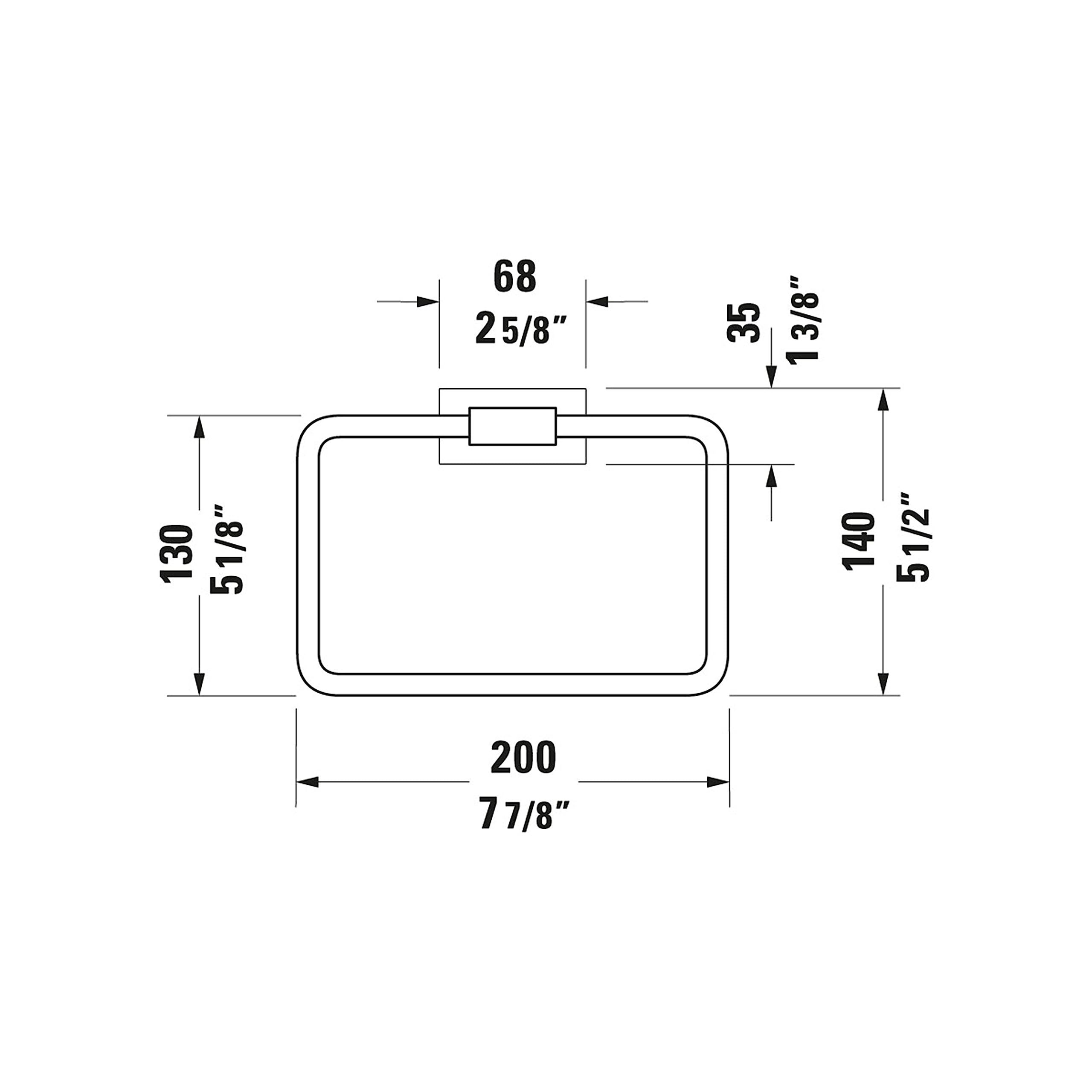 duravit-karree-handtuchring-wandmontage-chrom-20-cm-x-6-cm-schwenkbar-180 image 6