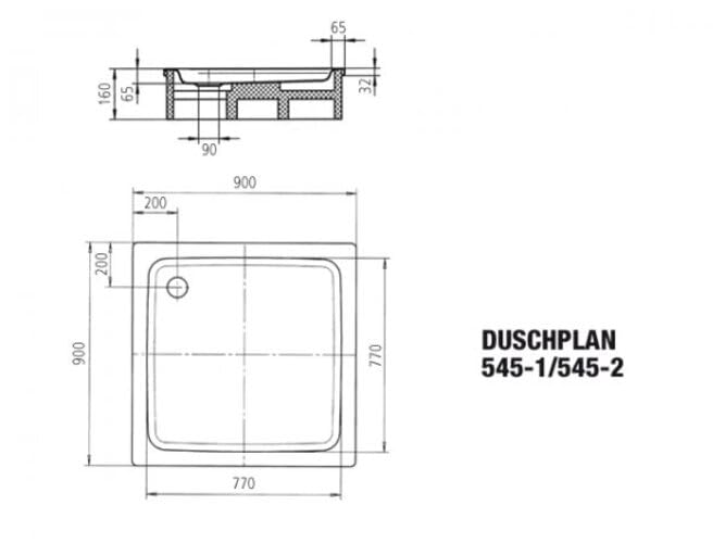 kaldewei-duschplan-545-1-duschwanne-90-x-90-x-6-5-cm-alpinwei image 5