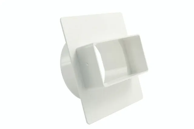 marley-adapter-rund-auf-eckig-100-mm-mit-mauerdurchf-hrung-wei-f-r-flachkanal image 1