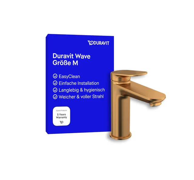 duravit-wave-einhebel-waschtischarmatur-gr-e-m-111-mm-bronze-geb-rstet image 1